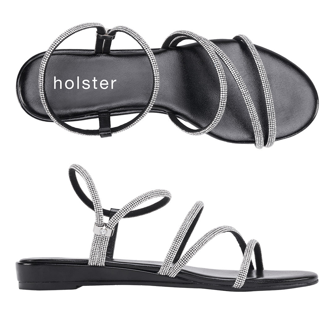 Viva Low Wedge - Black holster Australia