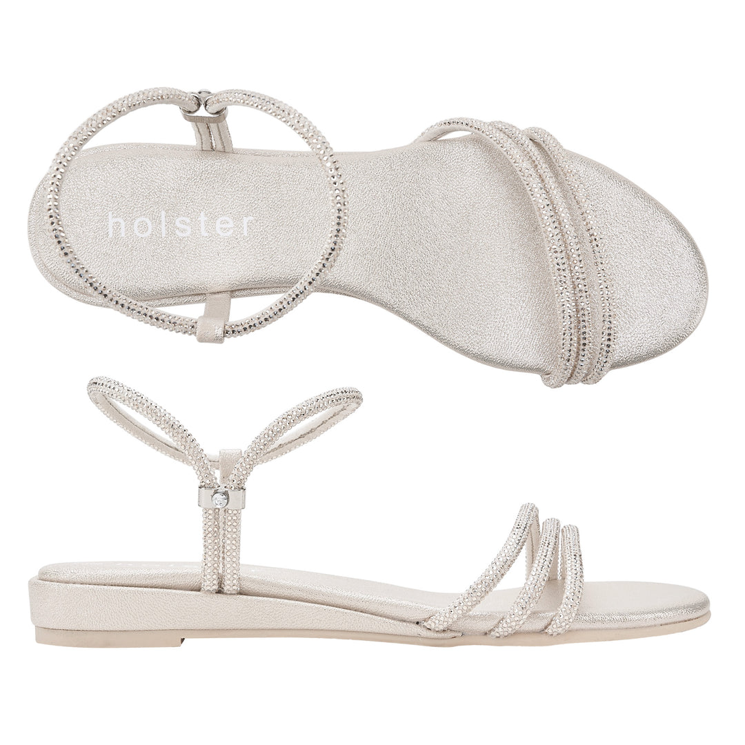 Revel Low Wedge - Light Gold Holster Australia