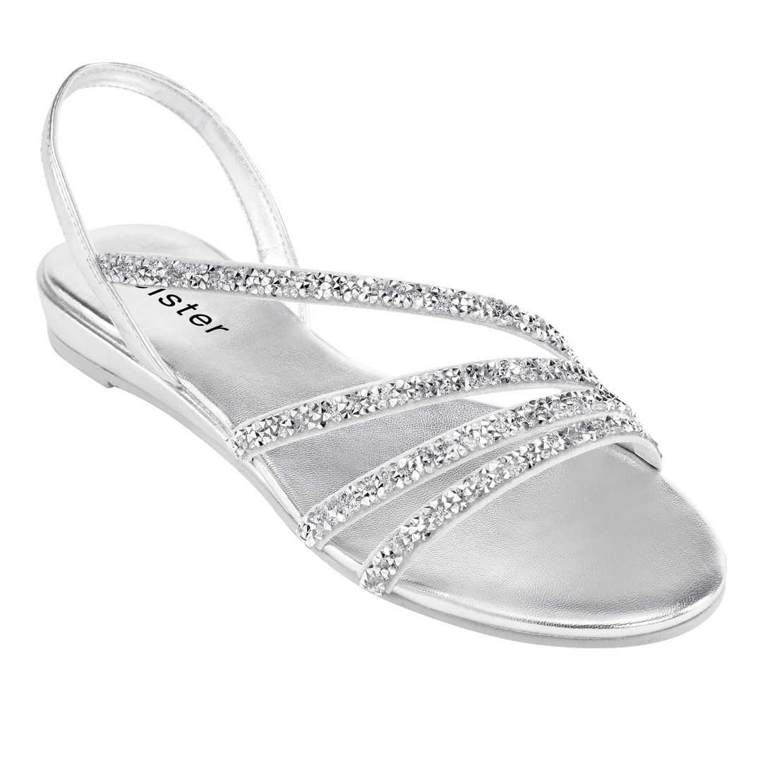 Party Low Wedge - Silver holster Australia