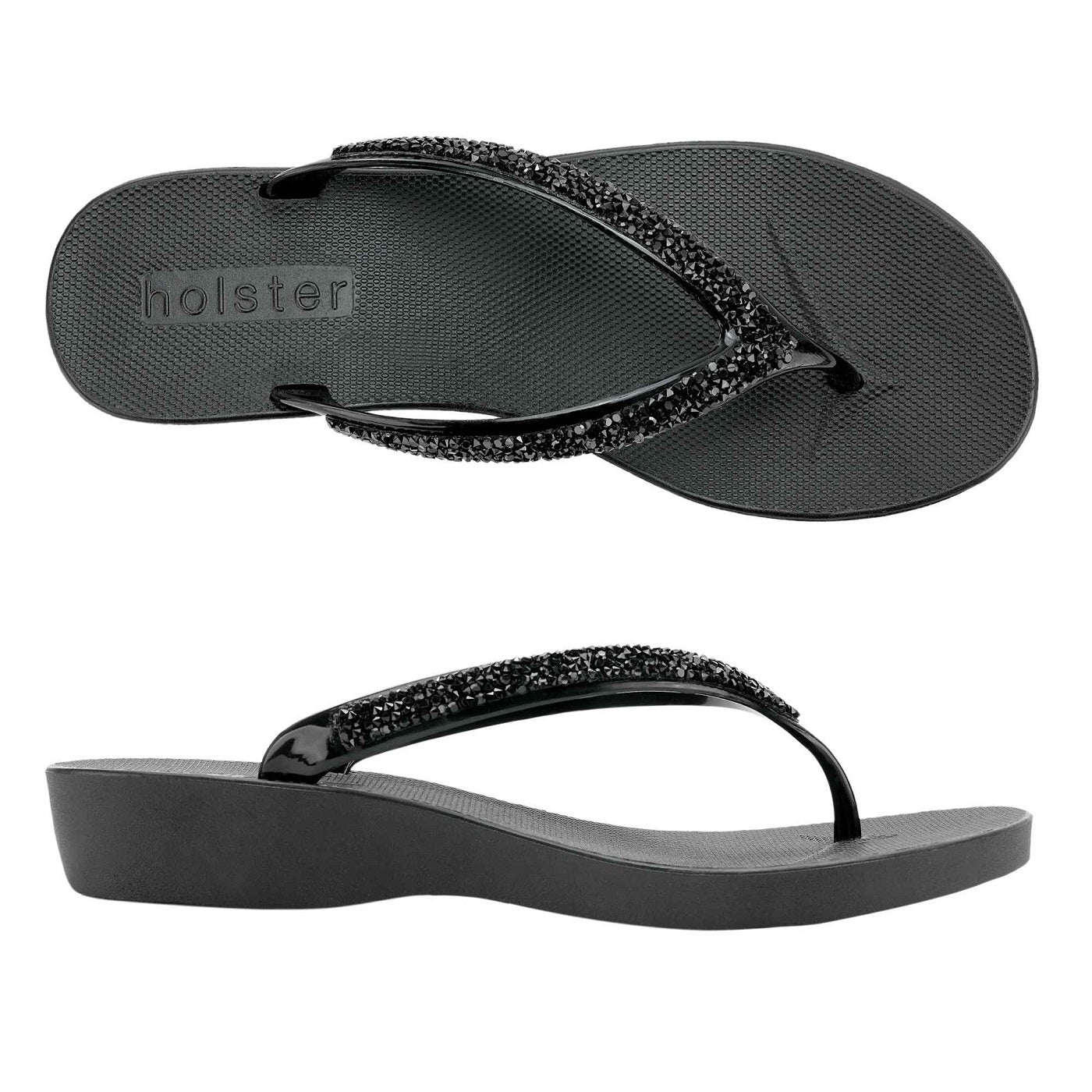 Honolulu Wedge - Black