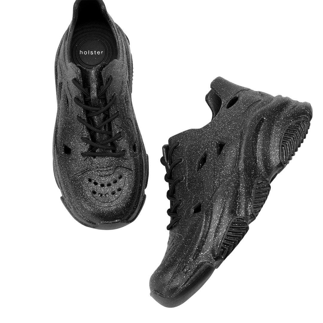 Fierce - Black Glitter holster Australia