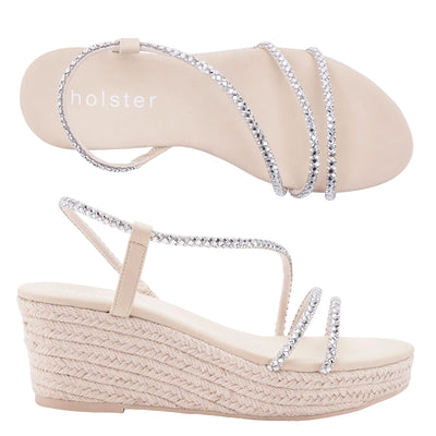 Geneva Espadrille - Beige Holster Australia