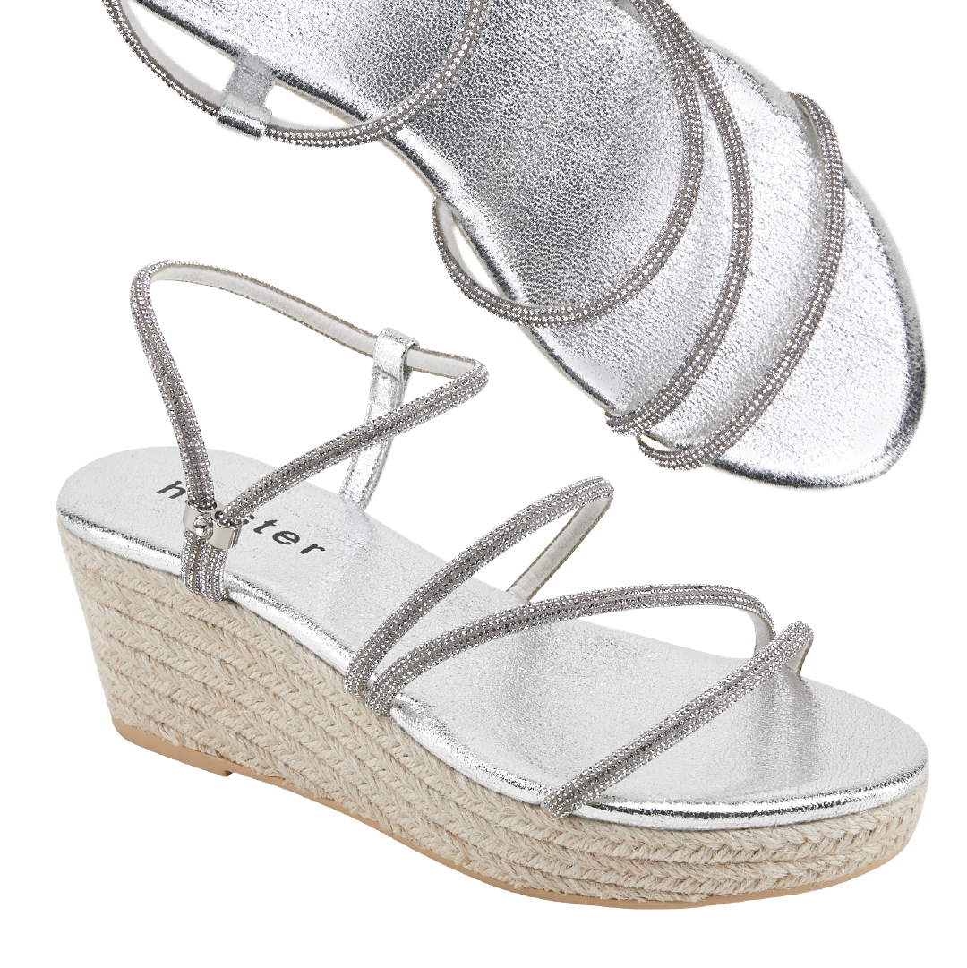 Viva Espadrille - Silver