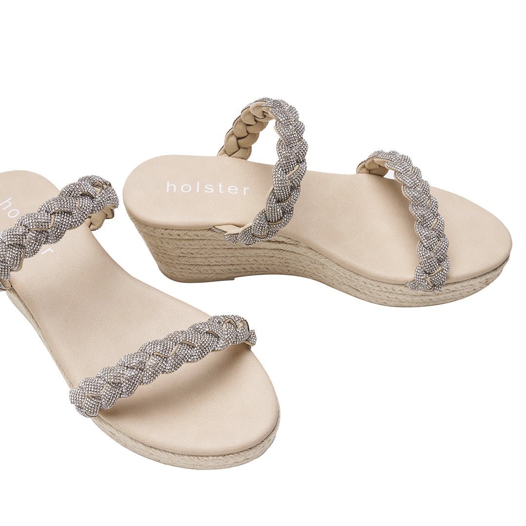 Tiara Espadrille - Beige holster Australia