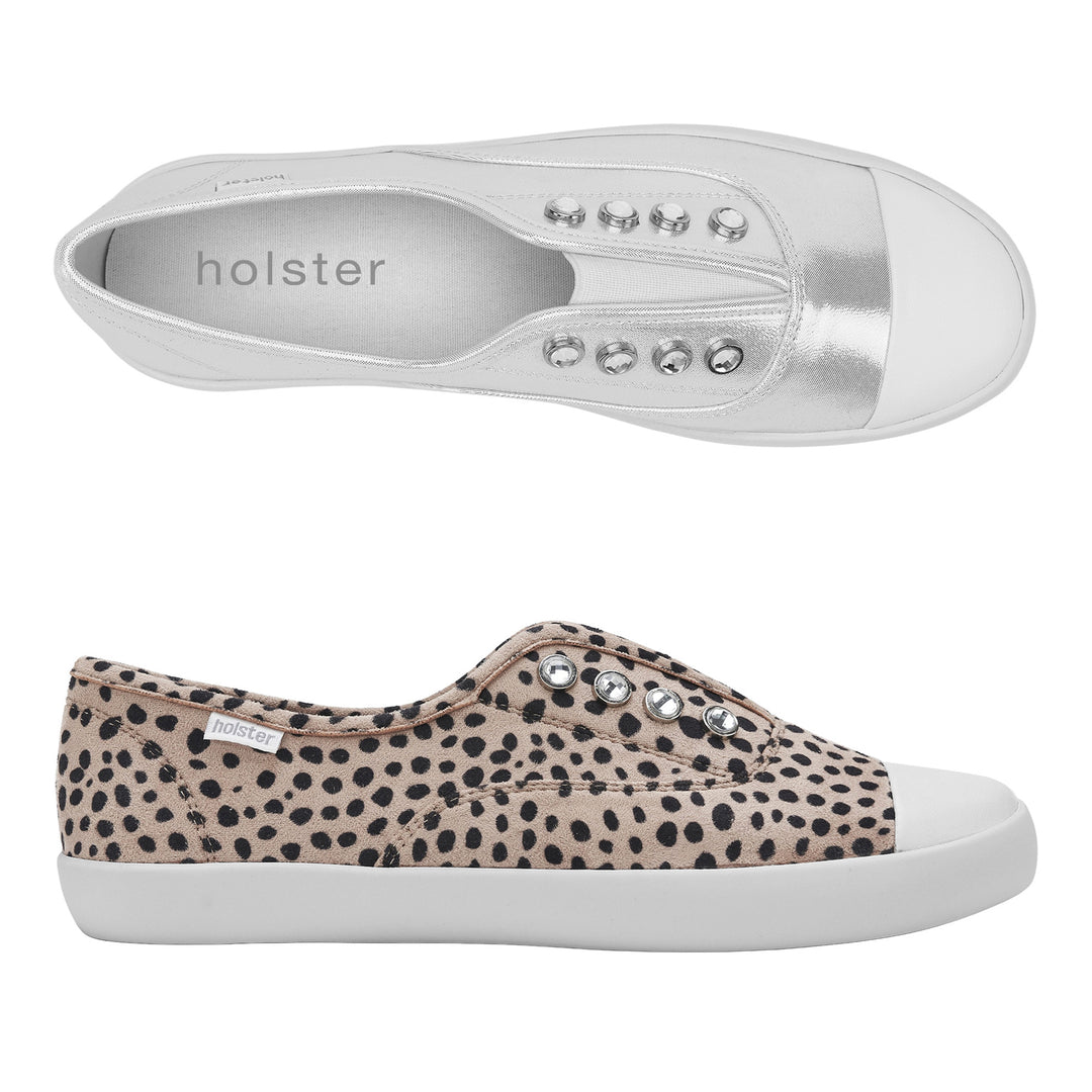 Ruby Bundle - Pearl / Tan Cheetah holster Australia