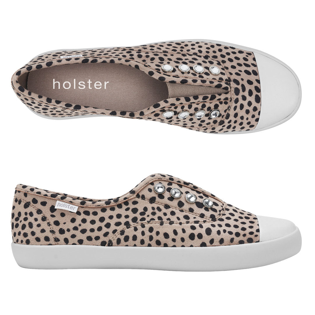 Ruby Bundle - Tan Cheetah / White holster Australia