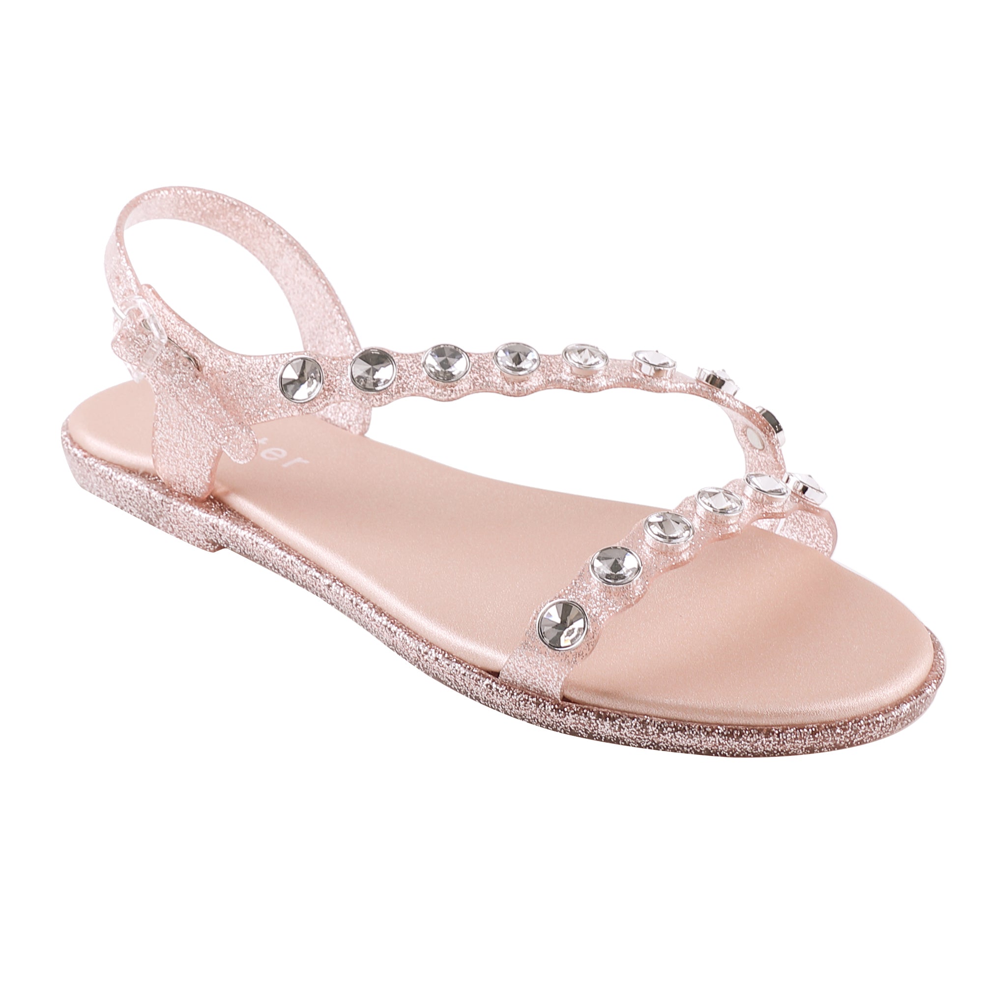 Lola - Clear Rose Glitter