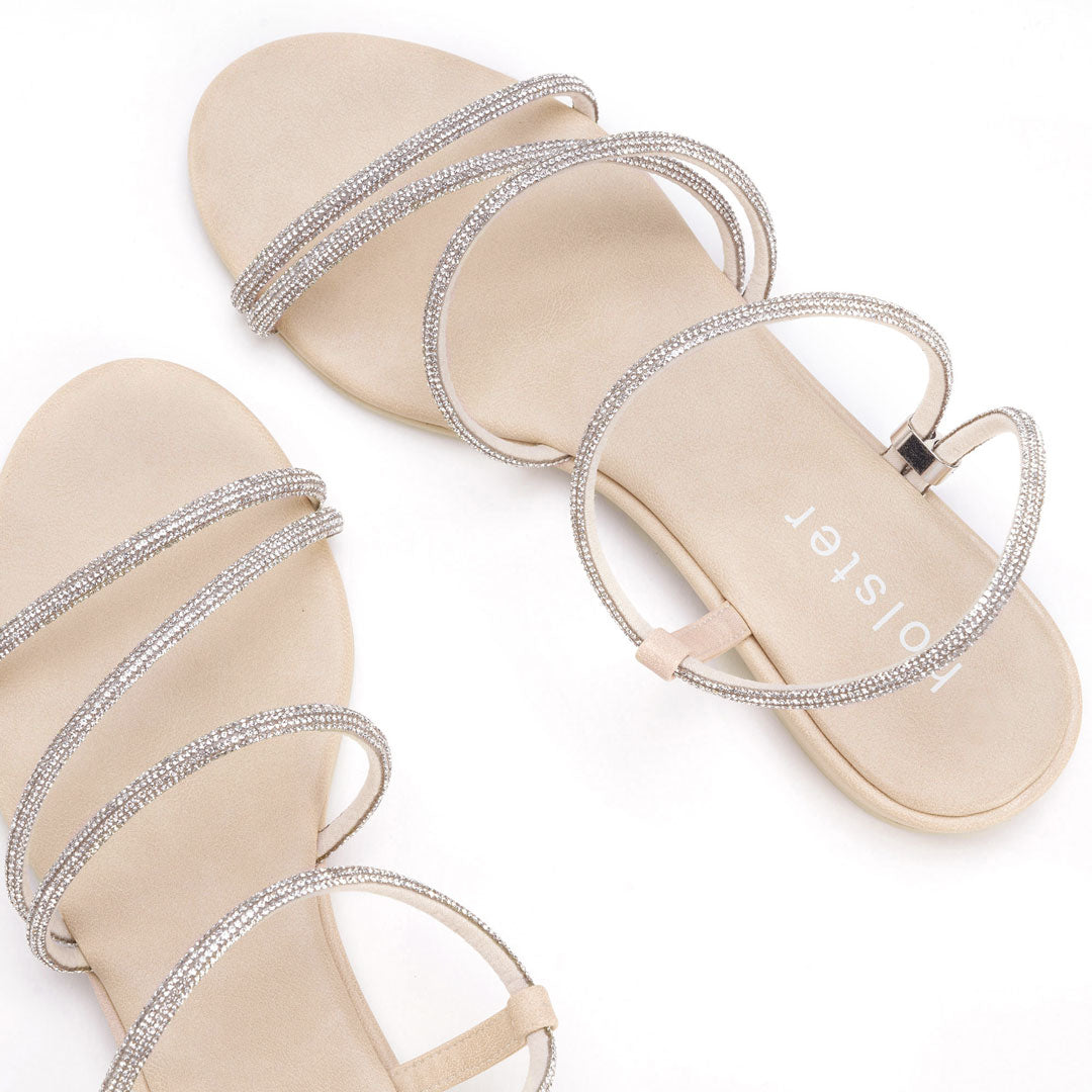 Viva Low Wedge - Beige holster Australia