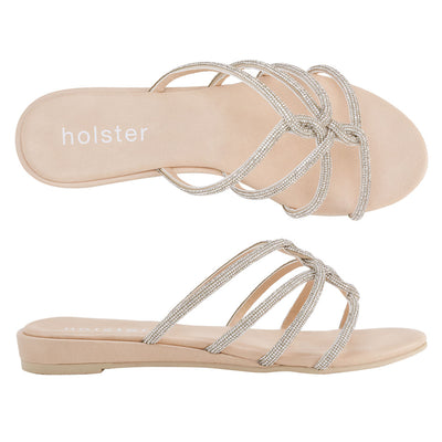 Sundance Low Wedge - Beige holster Australia