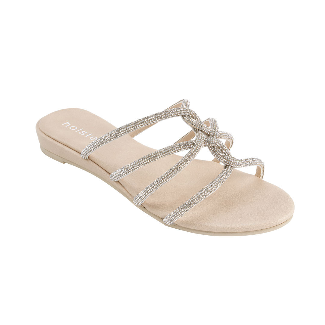 Sundance Low Wedge - Beige holster Australia