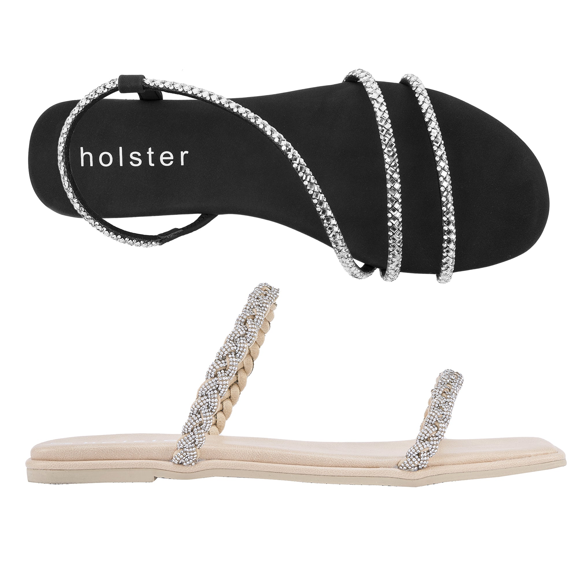 Geneva & Tiana  Bundle - Black / Beige Holster Australia