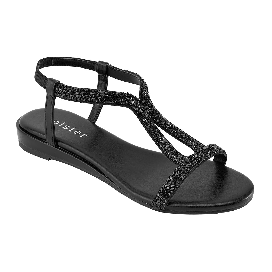 Strut Low Wedge - Black
