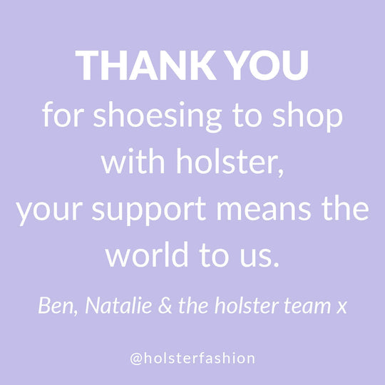 Zara Low Wedge Bundle - Black / Silver Holster Australia