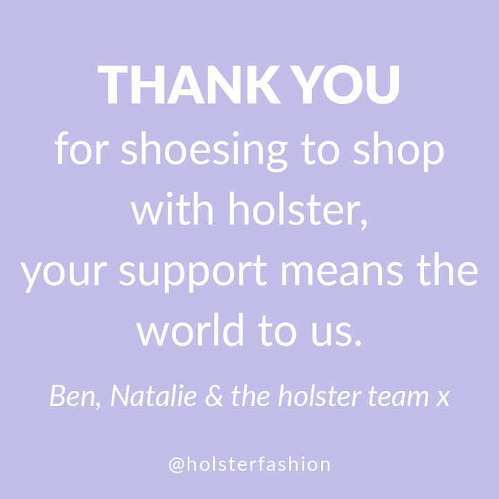 Zara Low Wedge Bundle - Black / Silver Holster Australia