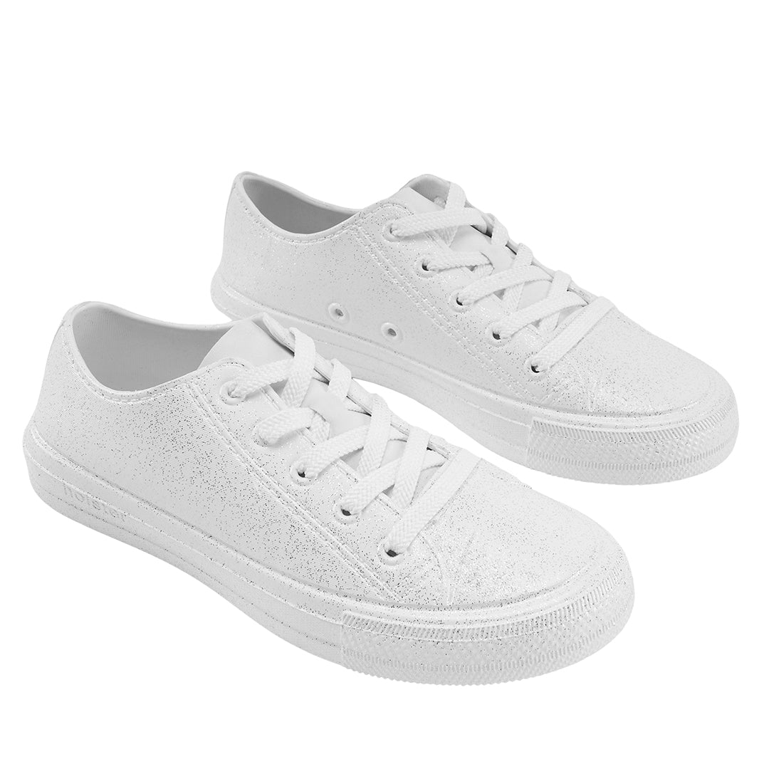 Connie - White Glitter