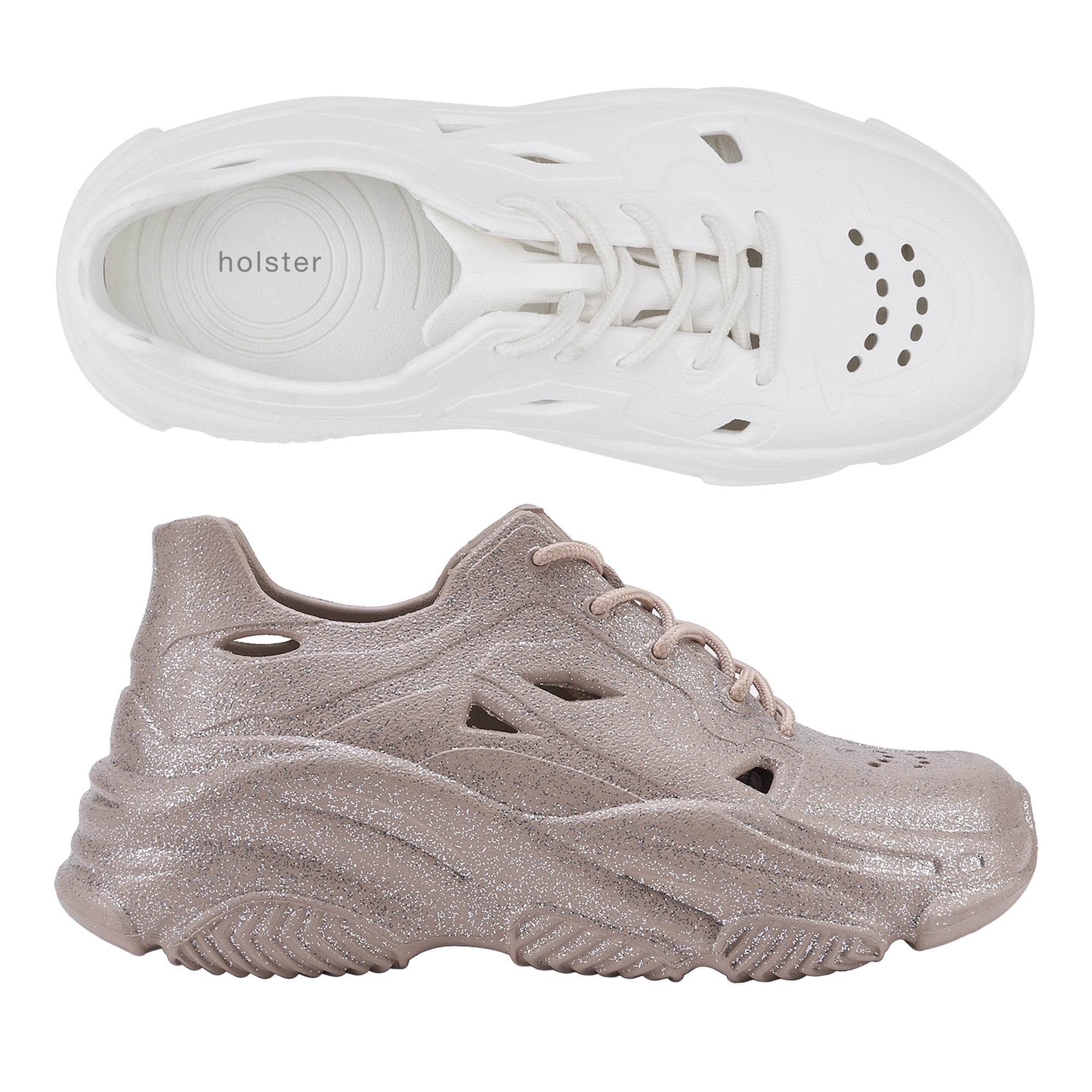 Fierce Bundle - White / Beige Glitter holster Australia