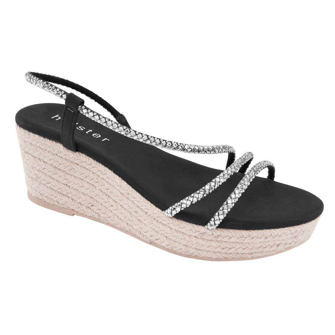 Geneva Espadrille - Black Holster Australia