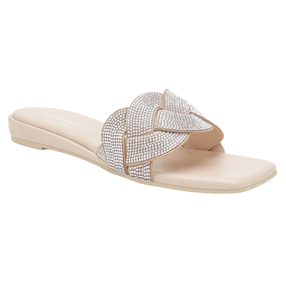 Anastasia Low Wedge - Beige Holster Australia