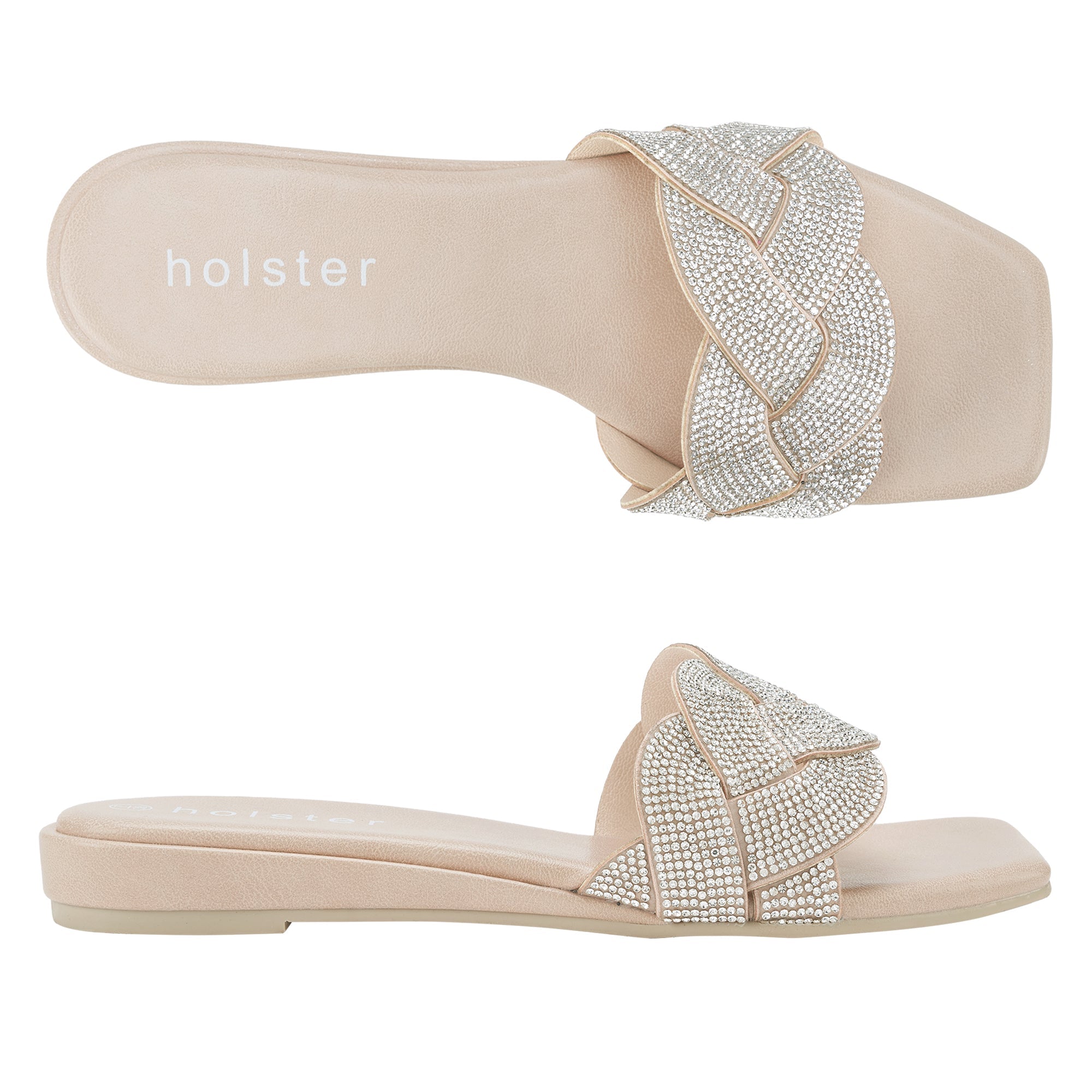 Anastasia Low Wedge - Beige Holster Australia