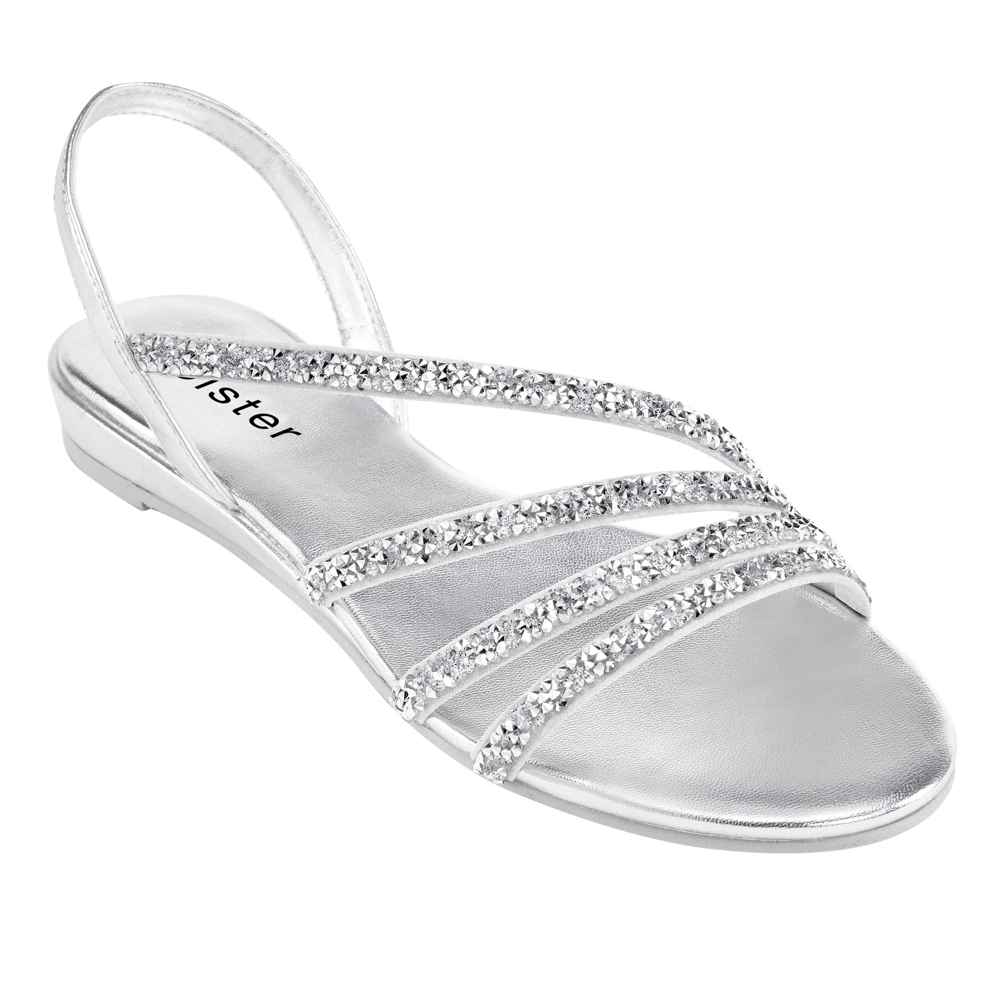 Party Low Wedge - Silver holster Australia