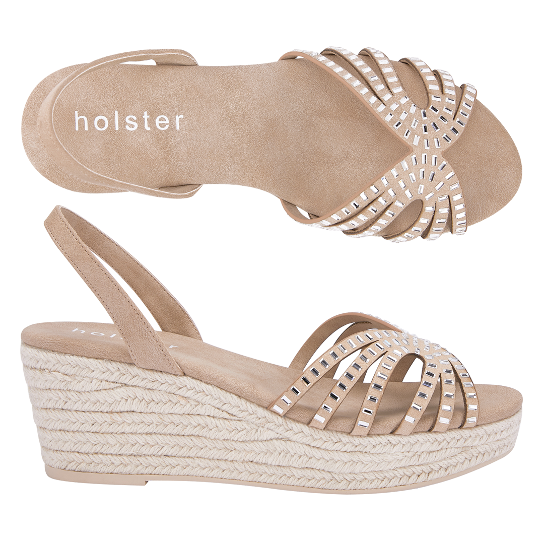 Mermaid Espadrille - Beige holster Australia