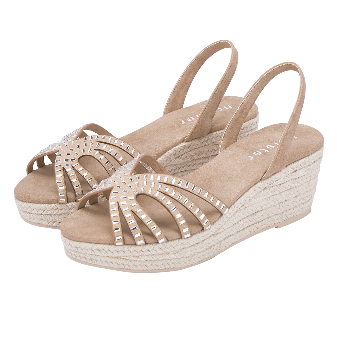 Mermaid Espadrille - Beige holster Australia